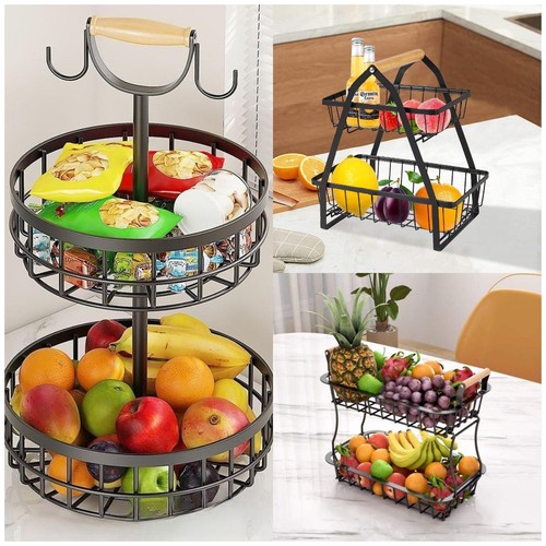 Tiers fruit basket holder - basket,