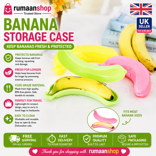Banana storage box travel - box,