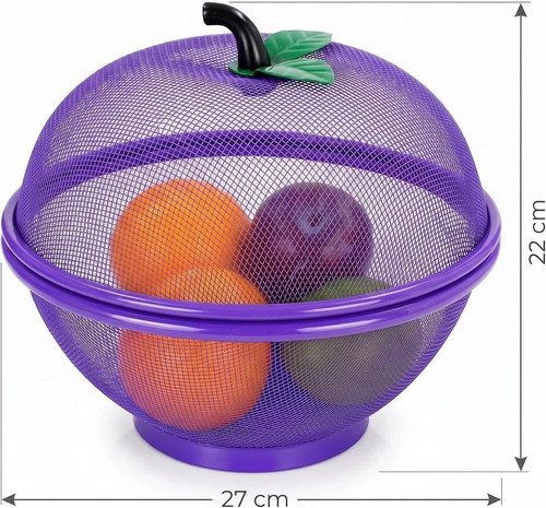 Apple shaped fruit basket - apple, with