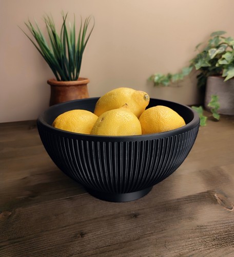 Fruit bowl with ribbed - fruit,