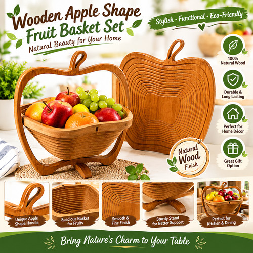 Collapsible bamboo fruit - collapsible,