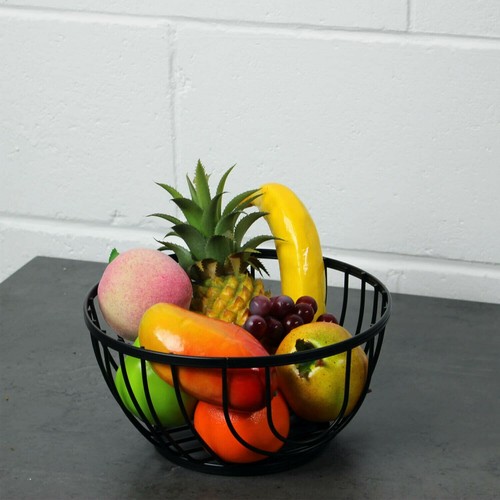 Round fruit basket - basket, flat