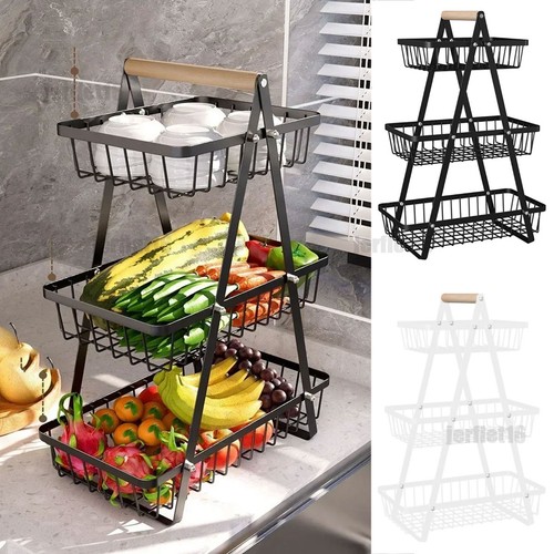 Tier metal fruit basket - tier,