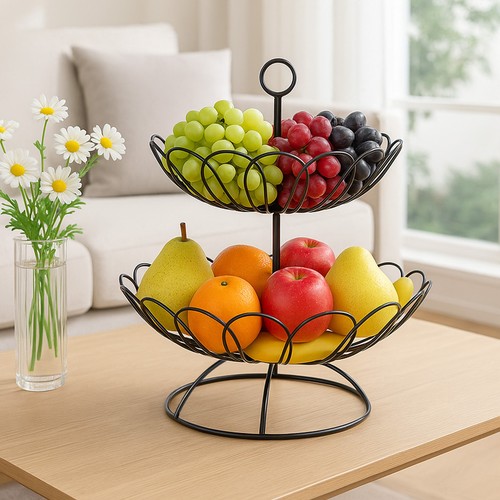 Tier fruit bowl heavyduty - 2-tier,