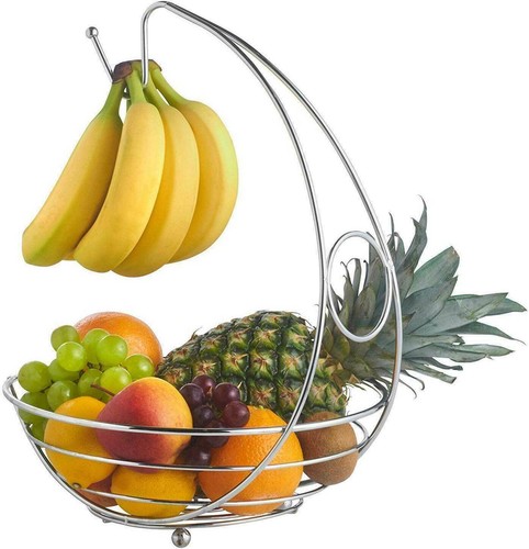 Fruit bowl holder with banana - with,
