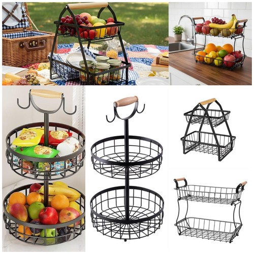 Tiers metal fruit basket - 2,