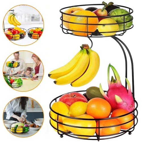 Tier fruit basket with - basket,