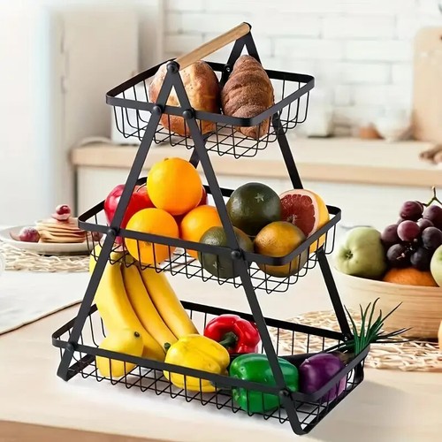Tier fruit basket and - fruit,