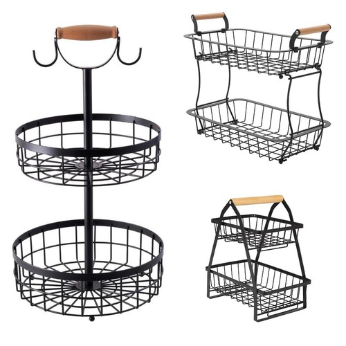 Tiers metal fruit basket - tiers,