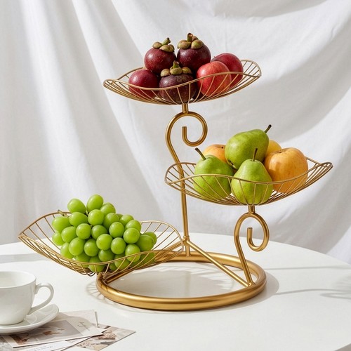 Tier fruit basket - 3, metal