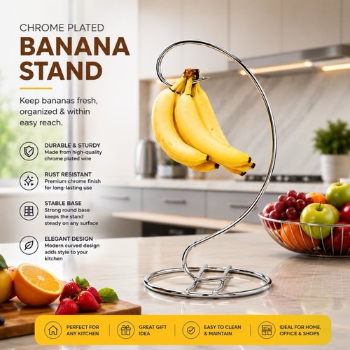 New chrome plated wire banana - wire,