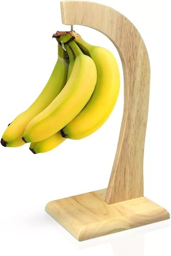 Wooden banana holder stand - wooden,