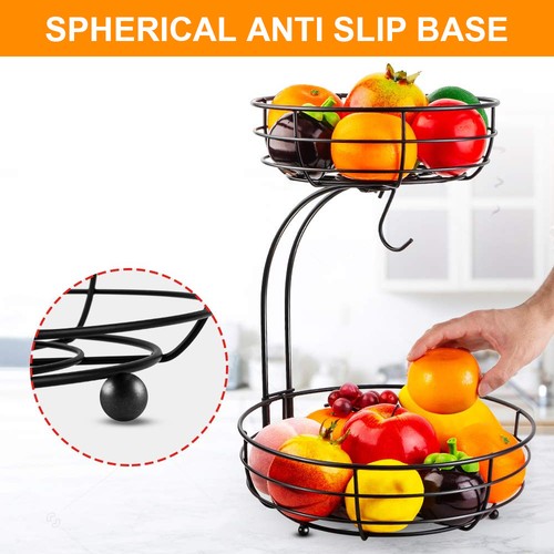 Tier fruit basket with - 2,