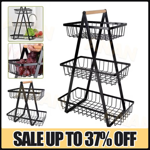 3tier fruit basket handle - fruit,