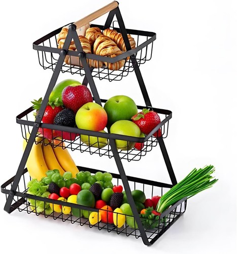 Tier fruit storage - 3, basket