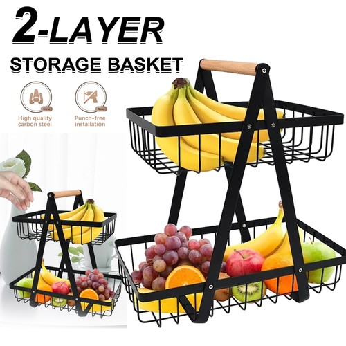 Home tier black iron fruit - iron,