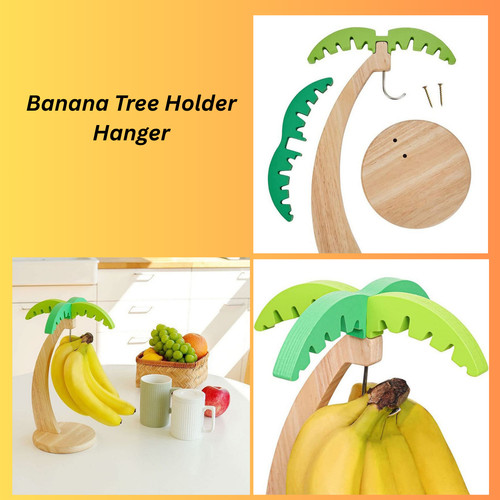 Banana tree holder hanger - banana,