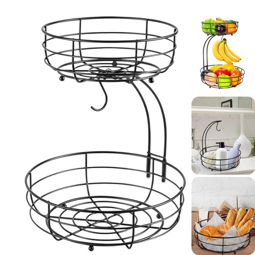 Tier fruit bowl holder with - 2,