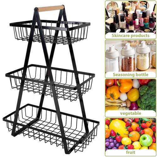 Tier fruit basket handle - basket,