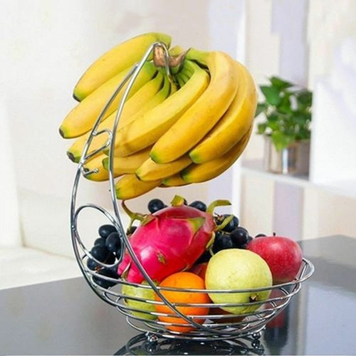 Chrome fruit basket banana - fruit,