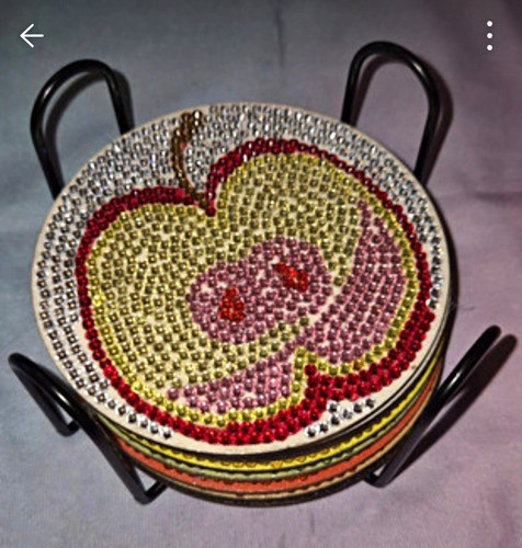 Diamond art fruit round - art,