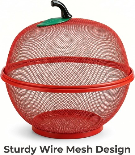 Cute apple shaped fruit basket - apple,