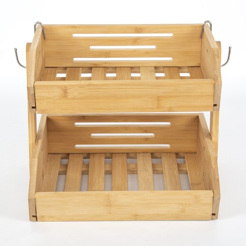 Bamboo fruit basket tier - bamboo,