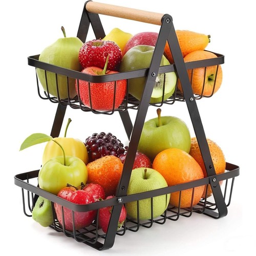 Tier fruit veg rack - 2-tier,